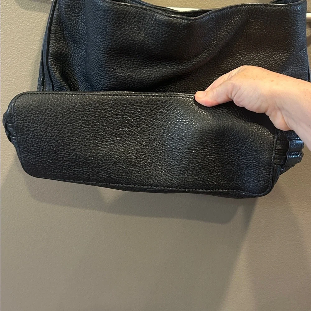 Rebecca Minkoff Isobel Hobo in Black Pebbled Leather